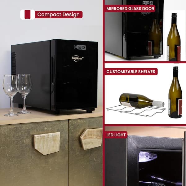 Koolatron 6-Bottle Wine Cooler - Black