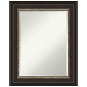 Medium Rectangle Bronze Bronze/Copper Metallic Beveled Glass Modern Mirror (30.25 in. H x 24.25 in. W)