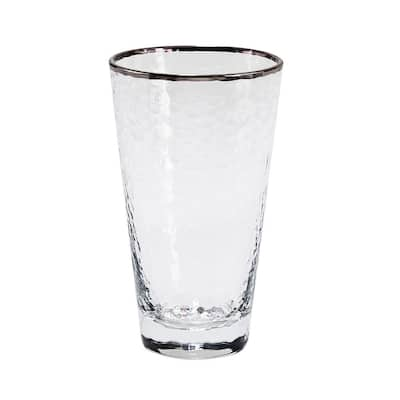 JoyJolt Faye 13 oz. Clear Crystal Highball Drinking Glass (Set of 12)  MC20151 - The Home Depot