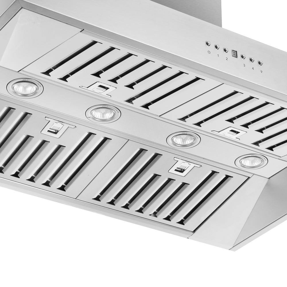 Orvieto 36-Inch Stainless Steel Wall Mount Range Hood