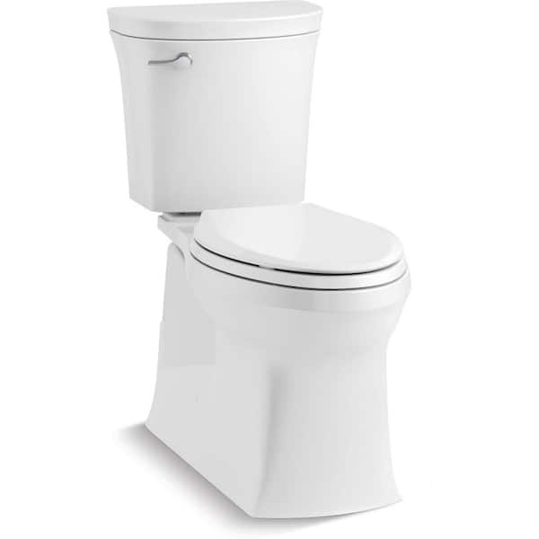 KOHLER Valiant the Complete Solution 2-Piece 1.28 GPF Single-Flush Elongated Toilet in White