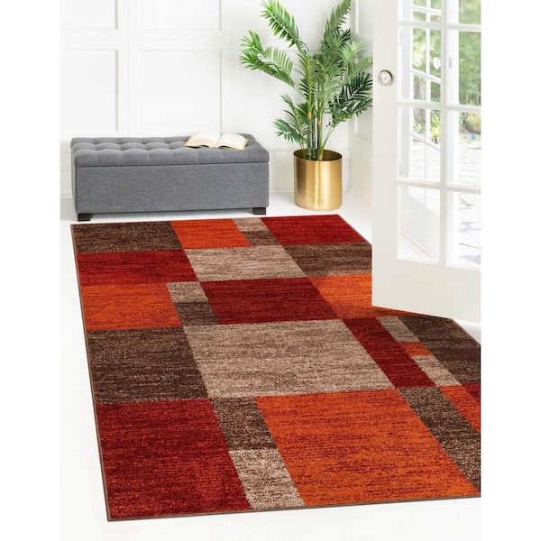 Unique Loom Doormat 2 X 3 Coir Autumn Leaves Indoor/Outdoor Area Rug in the  Rugs department at