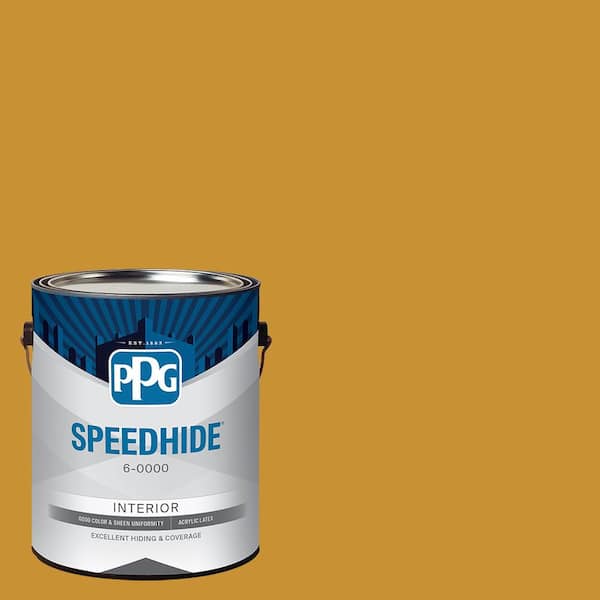 1 gal. PPG1209-7 Mecca Gold Semi-Gloss Interior Paint