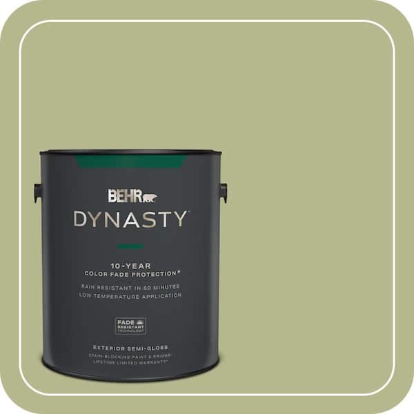 BEHR DYNASTY 1 gal. Home Decorators Collection #HDC-SP14-1 Secret Glade Semi-Gloss Enamel Exterior Stain-Blocking Paint & Primer