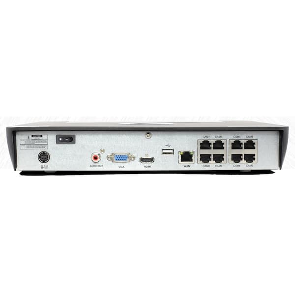 Swann 8-Channel 4K Upscale 2TB NVR Security Camera System with 4