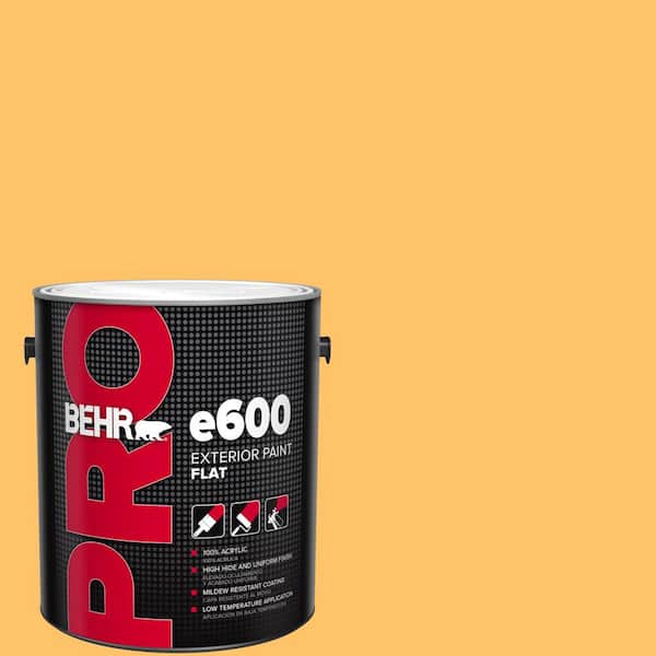 BEHR PRO 1 gal. #PPU6-06 Honey Locust Flat Exterior Paint