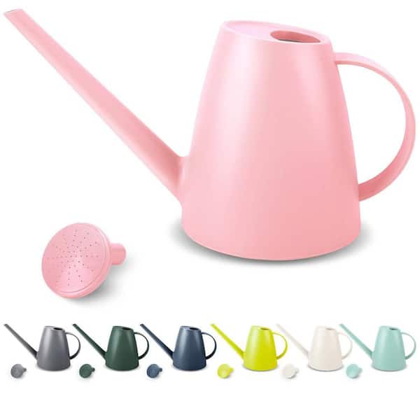 Dyiom 1.8L 60oz 1/2 Gallon Pink Watering Can for Indoor Plants Rainwater Harvesting System