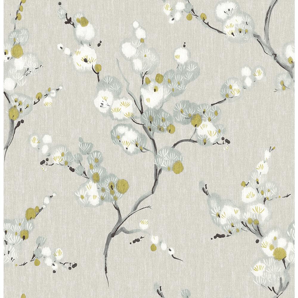 Bliss Blue Floral Non-Woven Washable Wallpaper
