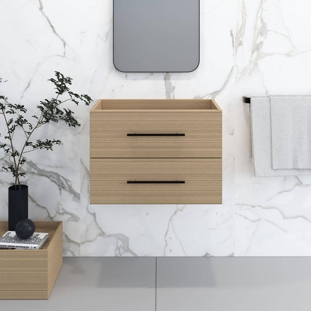 Napa 30 in. W. x 18 in. D x 21 in. H Single Sink Bath Vanity Cabinet without Top in Sand Pine, Wall Mounted price history on PriceWatchPro