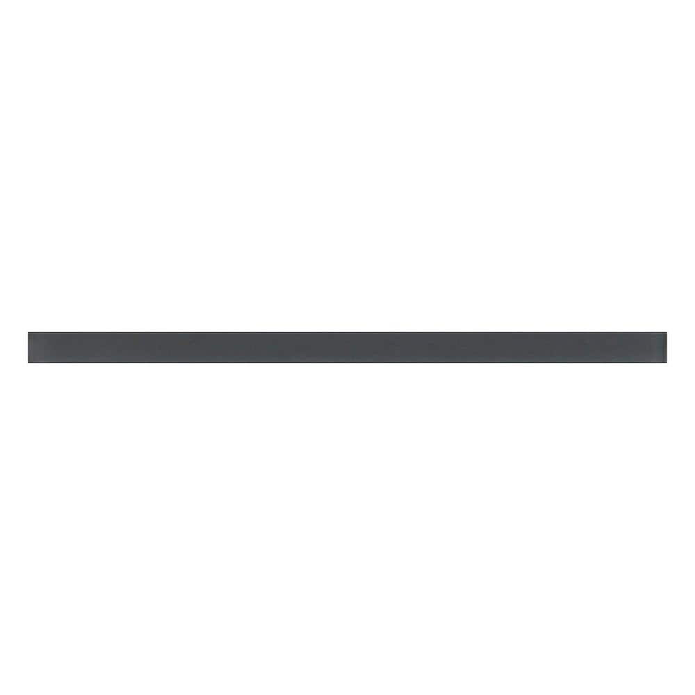 Colorway 0.6 in. x 12 in. Dark Gray Glass Matte Pencil Liner Tile Trim (0.5 sq. ft./case) (10-pack) price history on PriceWatchPro