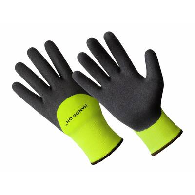 Men's Premium Lined Sandy Finish Nitrile Coated Glove