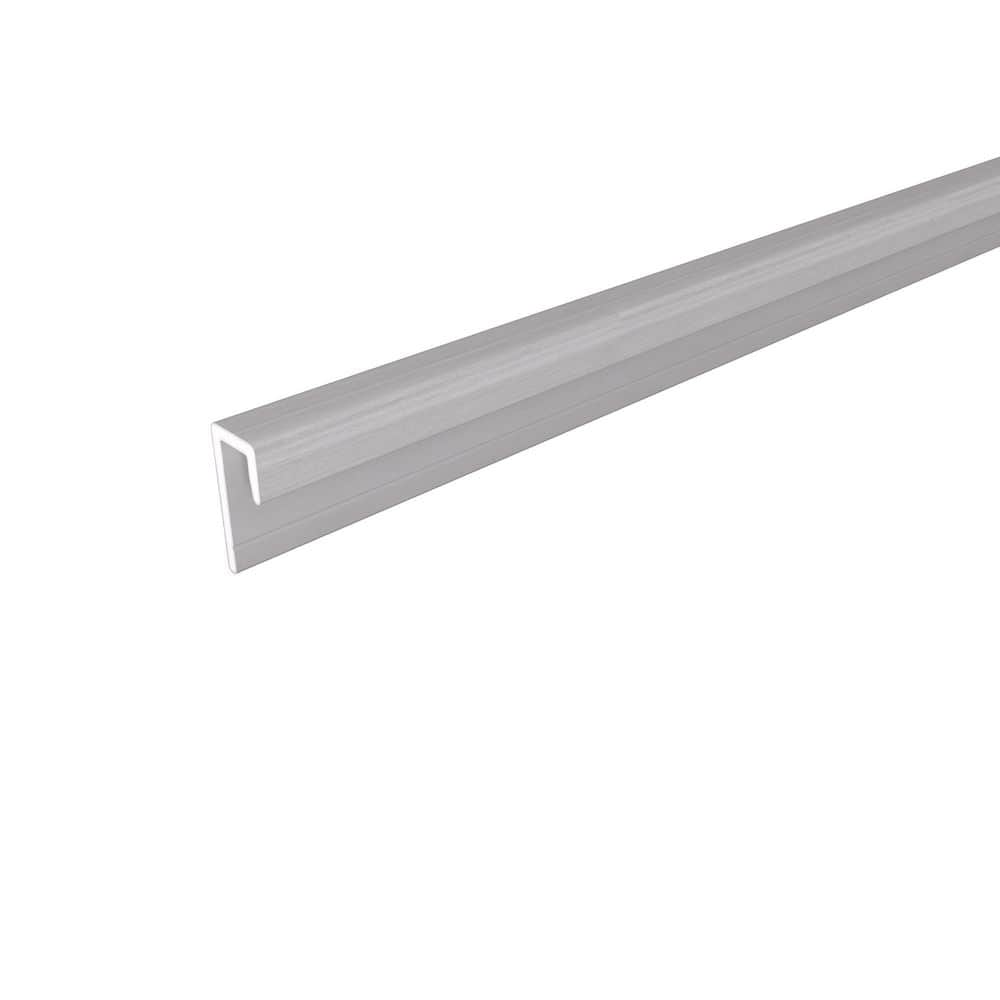 Alusions. 69 in. x 1.56 in. x 8 ft. Icelandic Smoke White Composite Aluminum J Trim for Fascia Board price history on PriceWatchPro