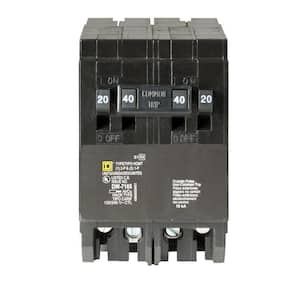 Square D Homeline 40 Amp 2-Pole Circuit Breaker(HOM240CP) HOM240CP