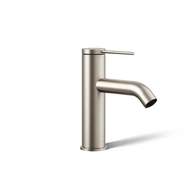 KOHLER Components Single-Handle Single Hole Bathroom Sink Bathroom Faucet in Vibrant Brushed Nickel