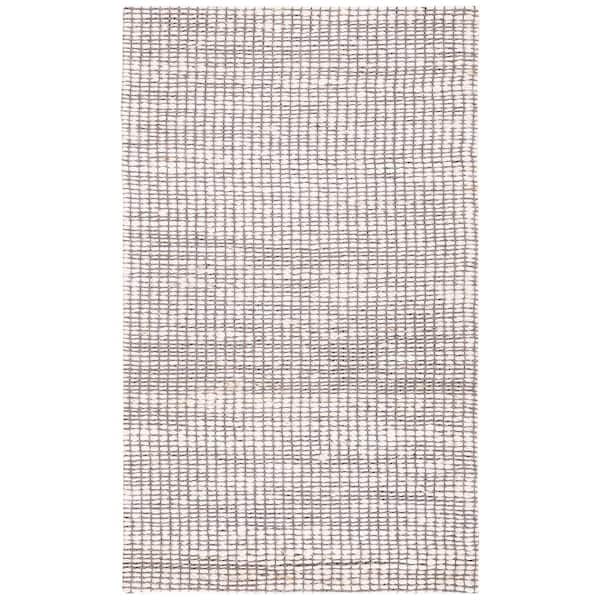 SAFAVIEH Marbella Ivory Doormat 3 ft. x 5 ft. Solid Area Rug