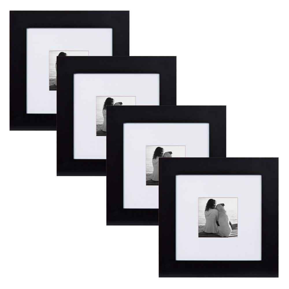 8 x 8 Deluxe Silver Aluminum Contemporary Picture Frame, 4 x 4 Mat –  FrameWorks