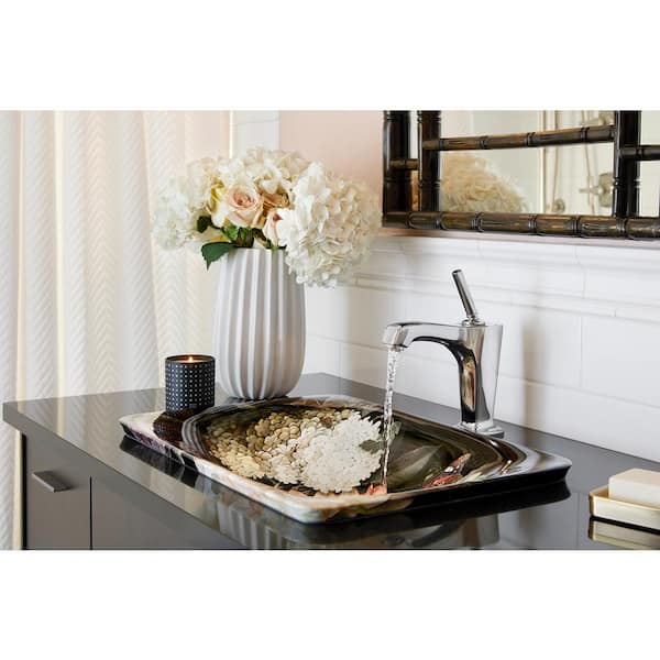 KOHLER Devonshire 16-7/8 in. Vitreous China Undermount Bathroom Sink in Biscuit with Overflow Drain