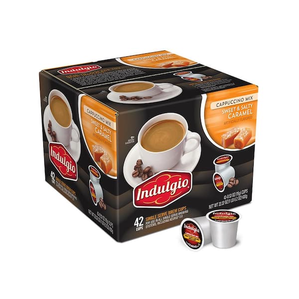 Indulgio Sweet and Salty Cappuccino (42 Single Serve Cups per Case)