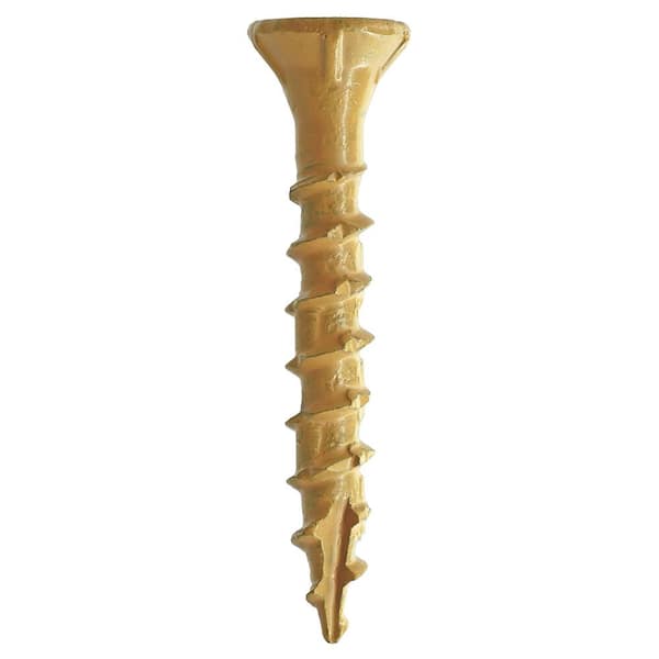 #8 x 1-1/4 in. Tan Exterior Self-Starting Torx Flat-Head Wood Screws (5 lb./783-Piece)