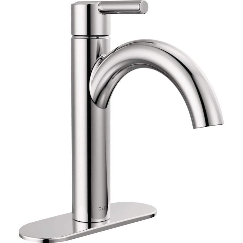 UPC 034449952774 product image for Nicoli J-Spout Single Hole Single-Handle Bathroom Faucet in Chrome | upcitemdb.com