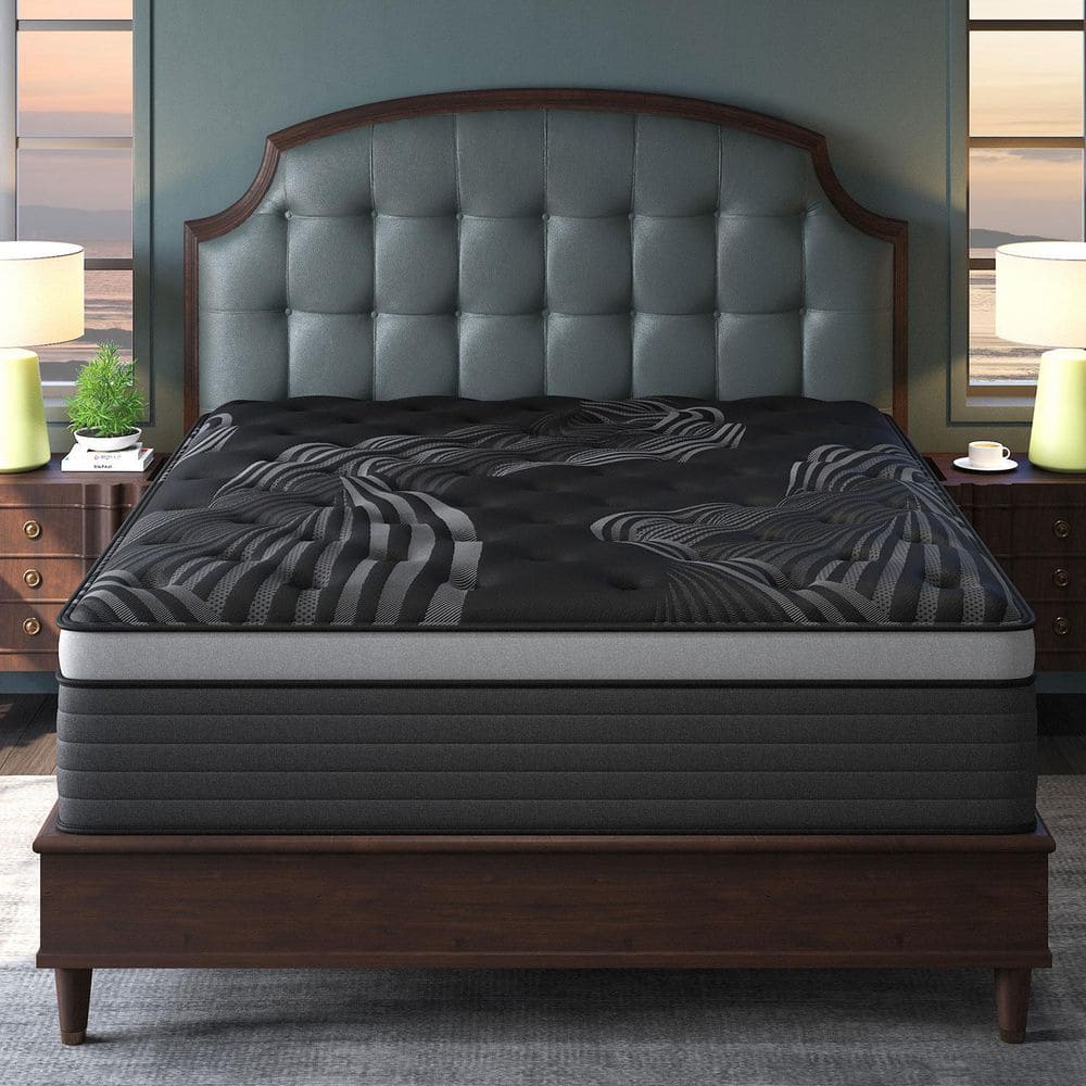 【専用】Bed Mattress マットレス LuckyLotus Full Medium Firm Memory Foam Hybrid 14 in. Mattress