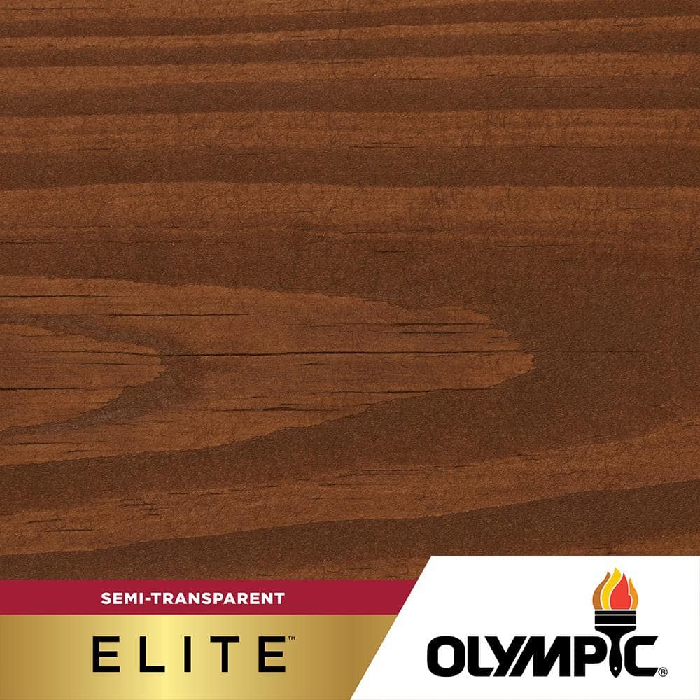 Olympic Elite 5 Gal. St-2021 Royal Mahogany Semi-transparent Exterior 