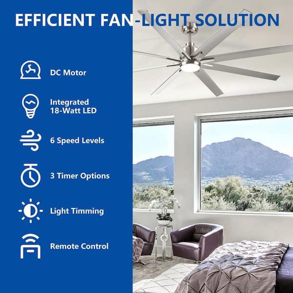 PUDO 72 in. Integrated LED Indoor Indoor Sliver Lighting Ceiling