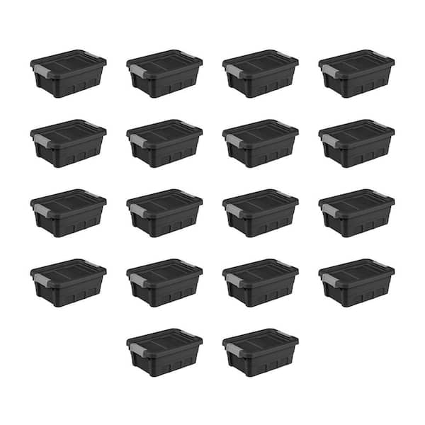 Sterilite 4-Gal. Storage Totes w/Latch Clip Lids 18 Pack