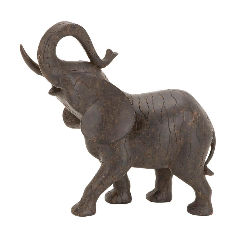 3 in. x 10 in. Gray Polystone Elephant Sculpture price history on PriceWatchPro