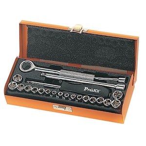 Inch and Metric Socket Set (21-Piece)