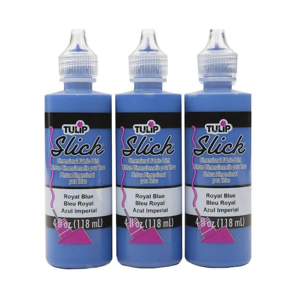 Tulip Acrylic Fabric Paint, 4 Fl Oz (Pack of 1), Slick White (Packaging may  vary)