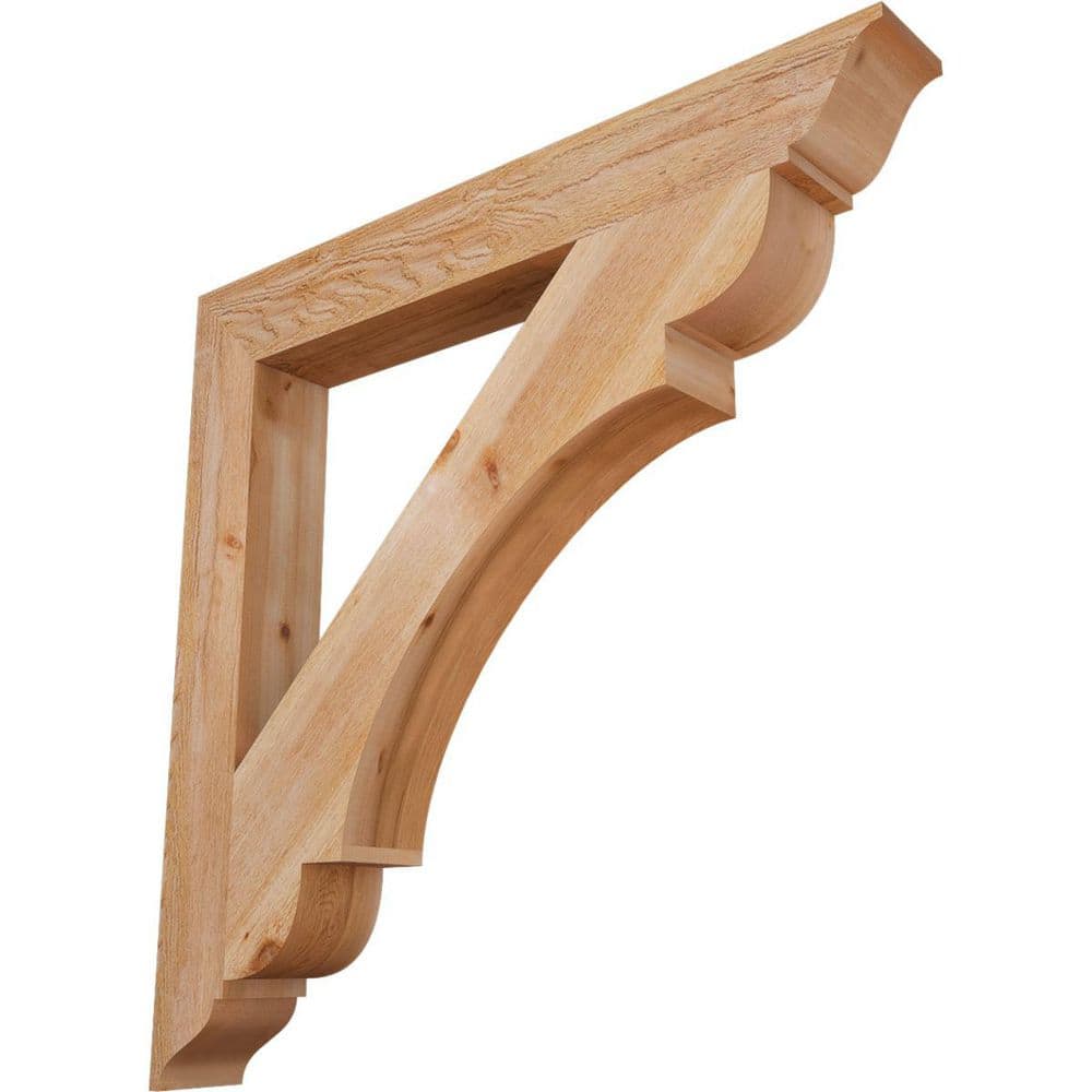 6 in. x 48 in. x 48 in. Western Red Cedar Olympic Traditional Rough Sawn Bracket price history on PriceWatchPro