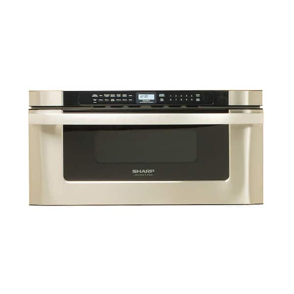 Sharp 30 in. W 1.2 cu. ft. Built-In Microwave Drawer in Stainless Steel with Sensor Cooking