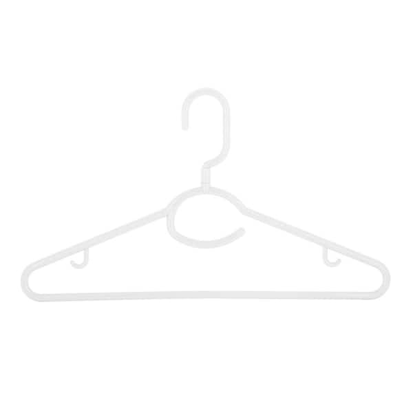 Honey-Can-Do Plastic Heavyweight Suit Clothing Hangers, Light Gray