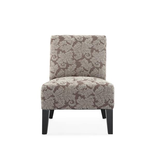 Unbranded Monaco Taupe Fern Accent Chair