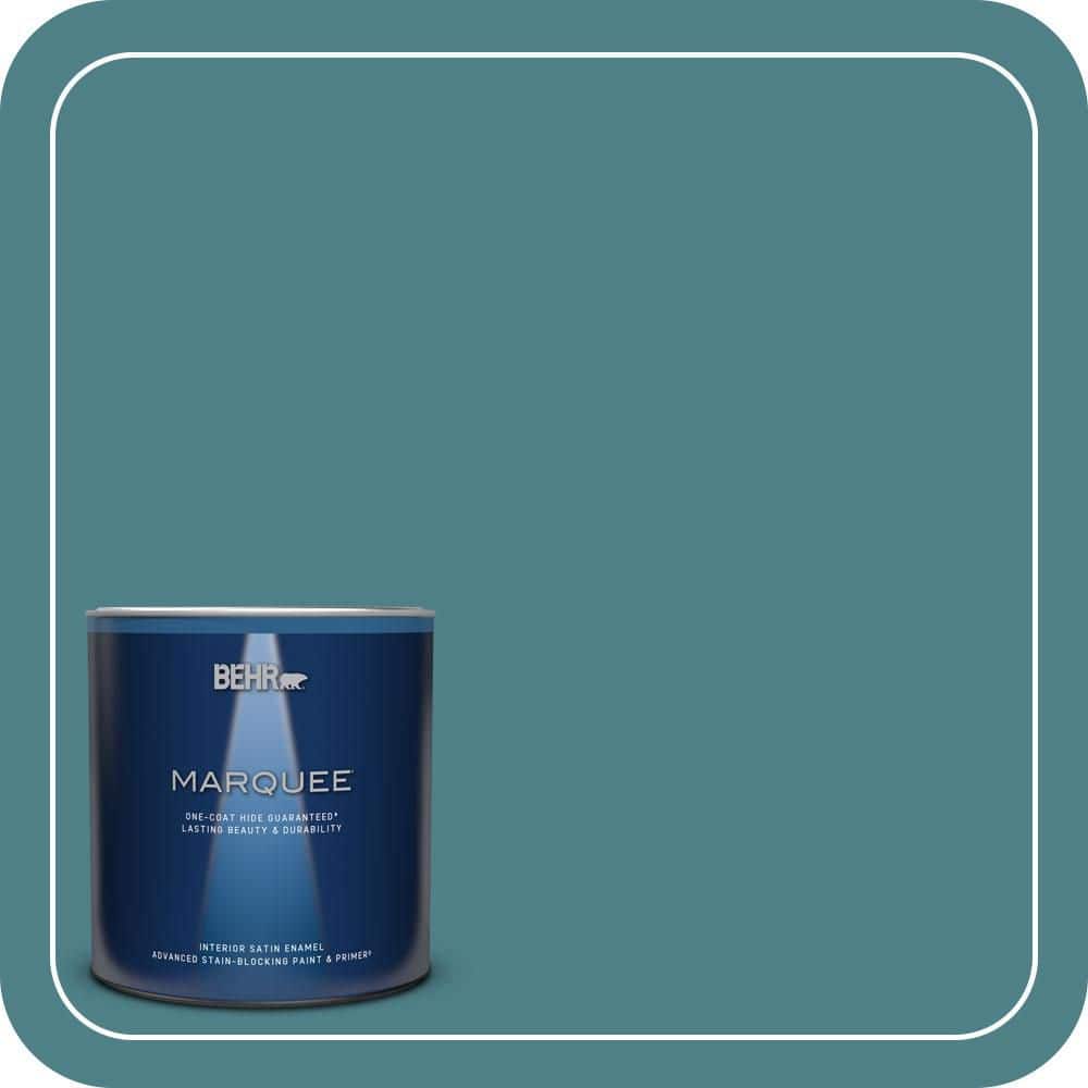 1 qt. #ICC-75 Tapestry Teal Satin Enamel Interior Paint & Primer price history on PriceWatchPro