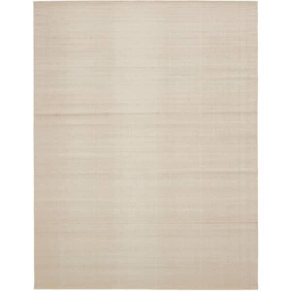 Unique Loom Williamsburg Solid Beige 10' 0 x 13' 0 Area Rug