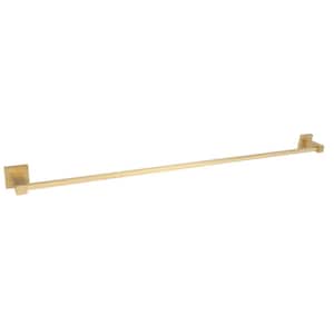 Vienna 34 in. Wall Mounted Towel Bar in Gold