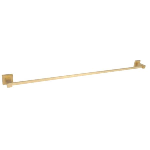 Dyconn Vienna 34 in. Wall Mounted Towel Bar in Gold