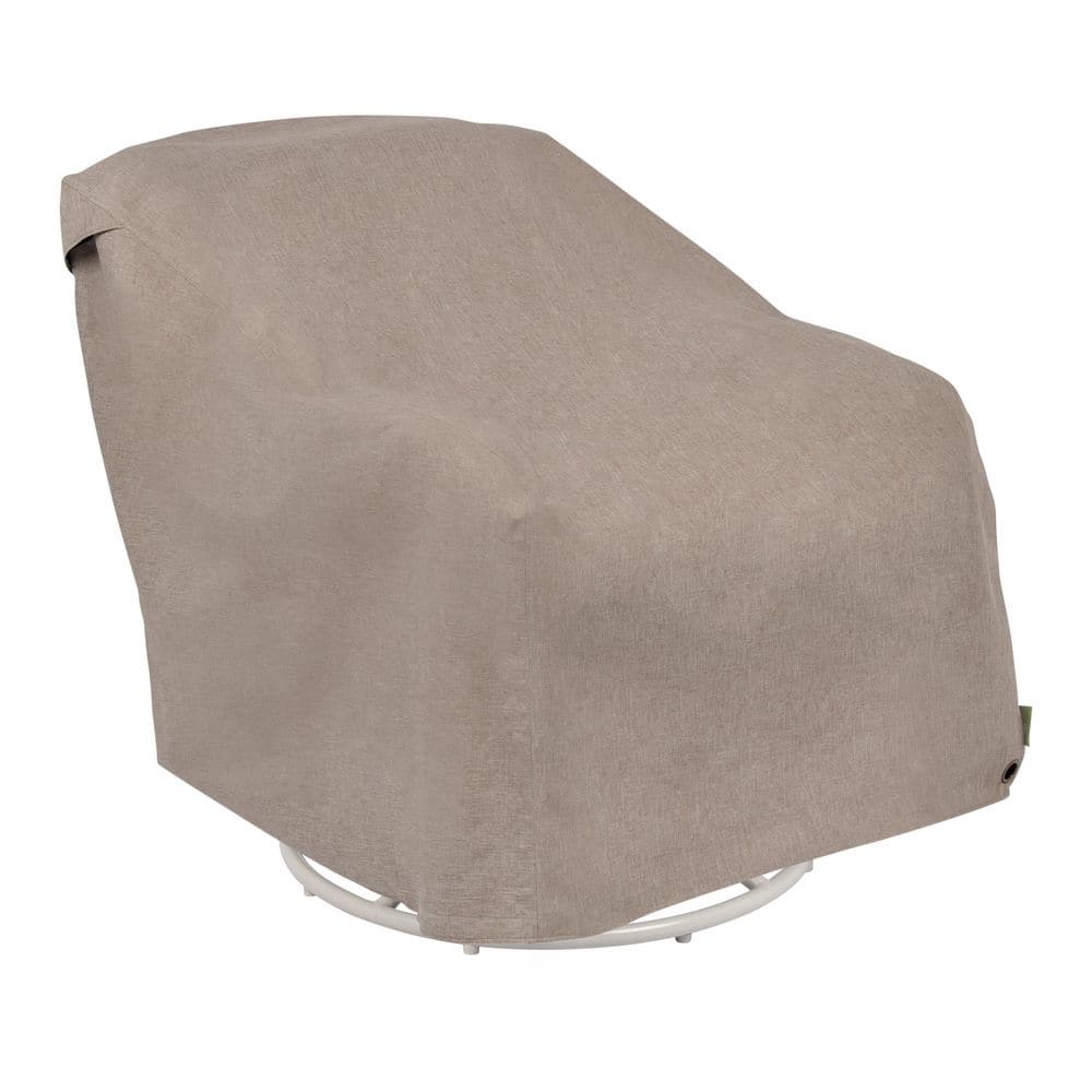 Sandstone Polyester Waterproof Patio Swivel Lounge Chair Cover