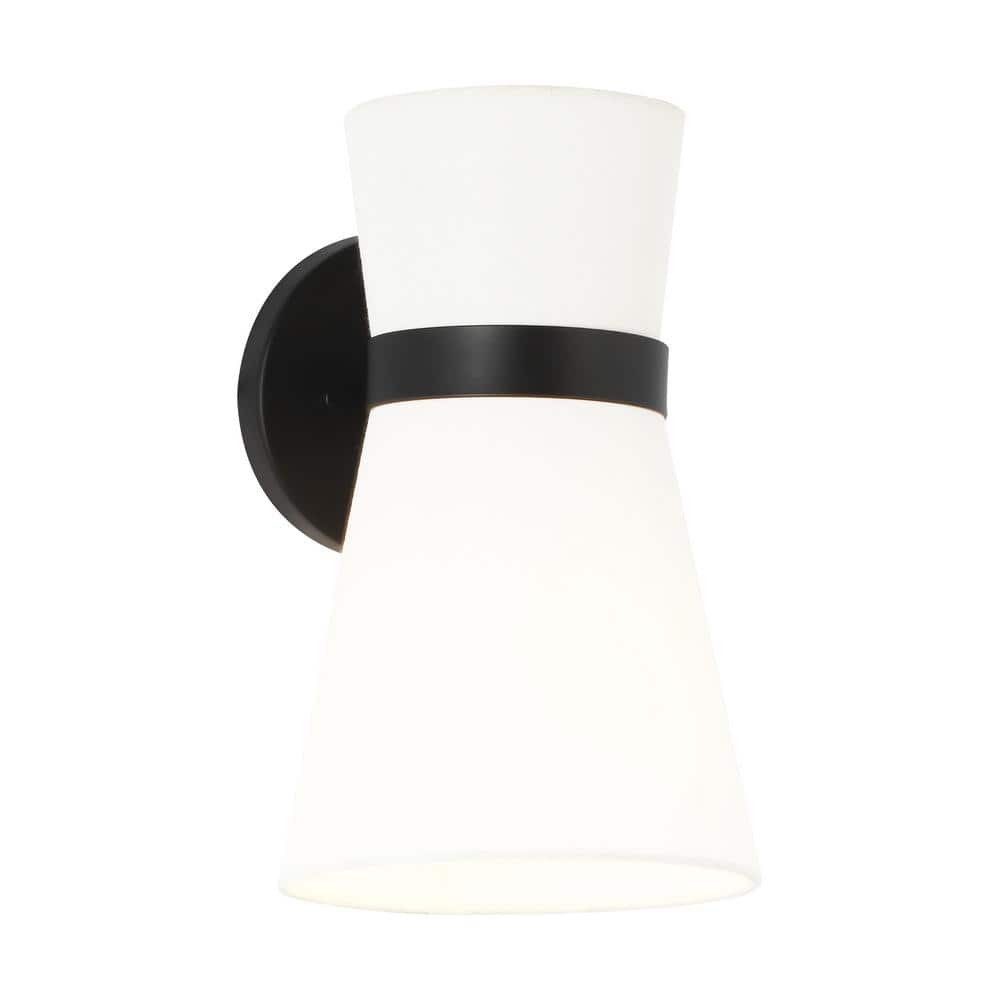 Clark Midnight Black Outdoor Wall Sconce with Energy Star