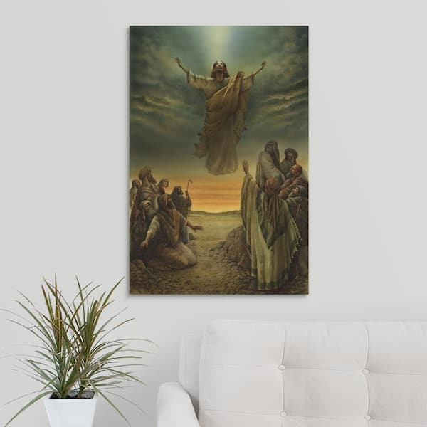 "Jesus Ascending into Heaven" by Val Bochkov Canvas Wall Art