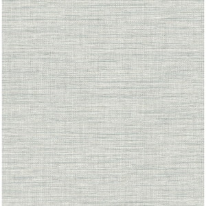 Chesapeake Waverly Blue Faux Grasscloth Paper Strippable Roll