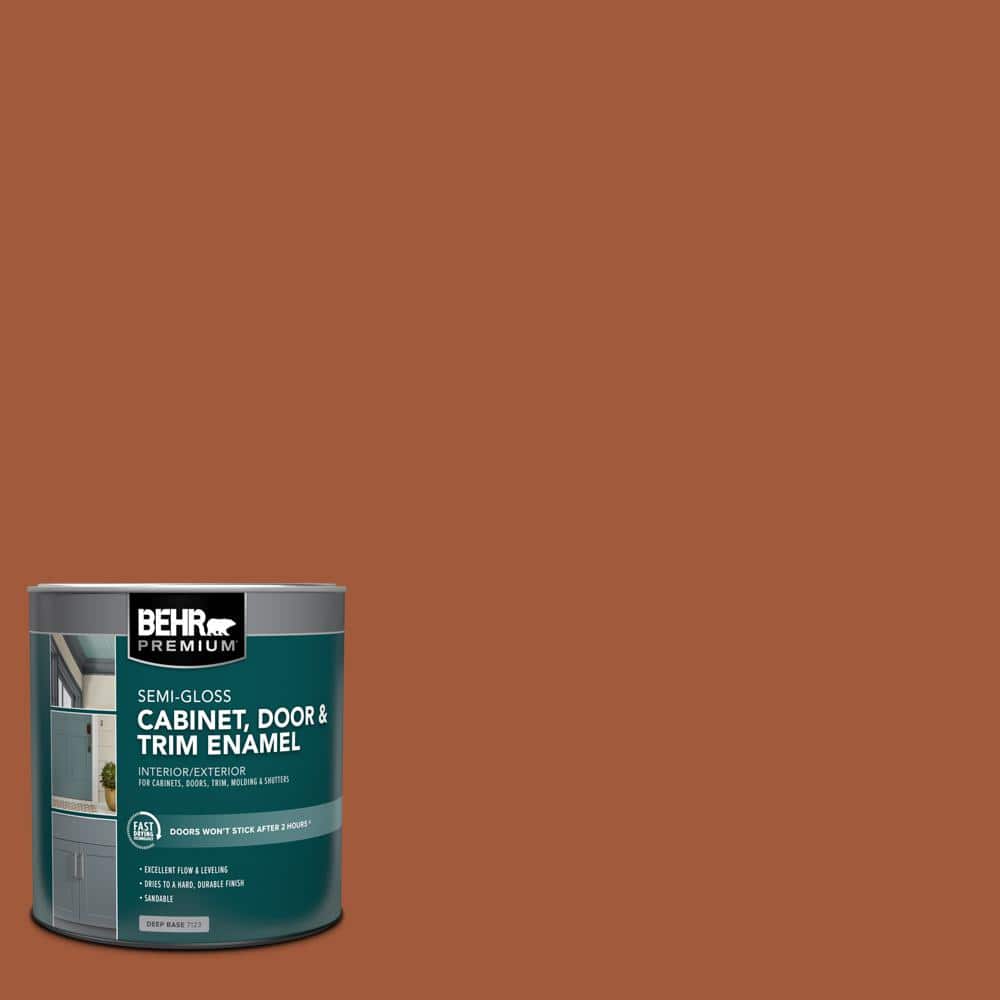 1 qt. #S-H-230 Ground Nutmeg Semi-Gloss Enamel Interior/Exterior Cabinet, Door & Trim Paint price history on PriceWatchPro