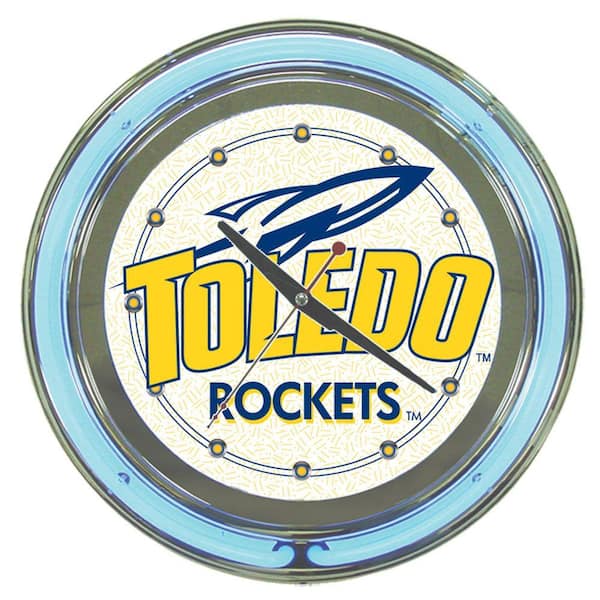 Trademark 14 in. University of Toledo Neon Wall Clock