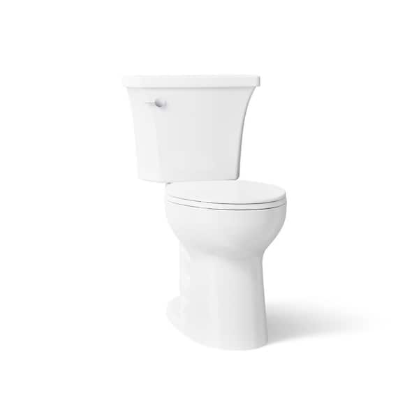 Highline Arc 2-Piece 1.28 GPF Single Flush Elongated Toilet in White (Seat Included)