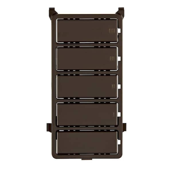 Leviton Decora Countdown Timer Switch Faceplate in Brown DTKIT-B