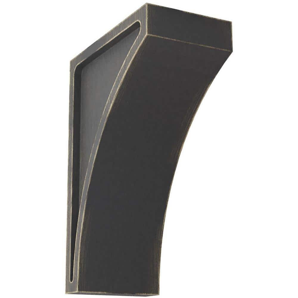 3 in. x 8 in. x 5-1/2 in. Black Medium Lawson Wood Vintage Decor Corbel price history on PriceWatchPro