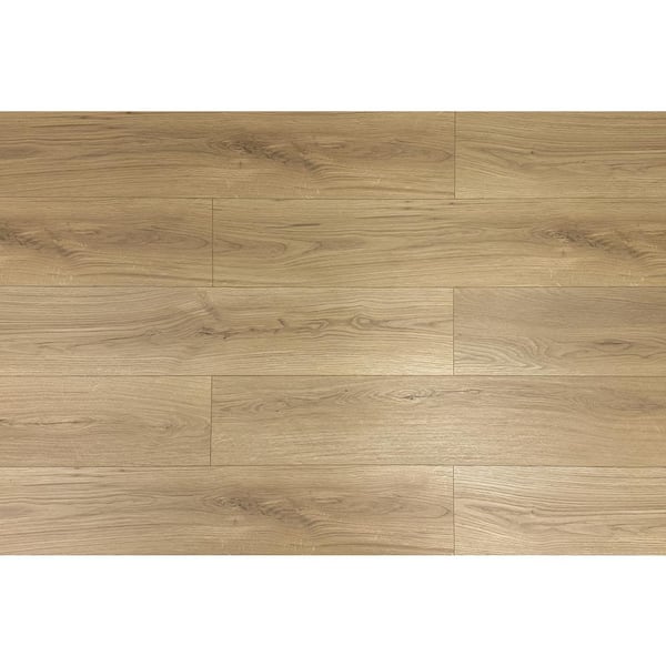 Rhodes Reims Natural 12mm T x 9.37 in. W HDF Waterproof AC5 Click Lock Laminate Wood Flooring (23.29 sq.ft./case)