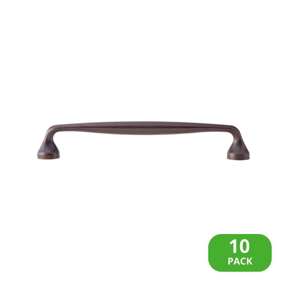10-Pack Mason 6-1/4 in. (159 mm) Center-to-Center Classic Oil Rubbed Bronze Bar Drawer Pull price history on PriceWatchPro